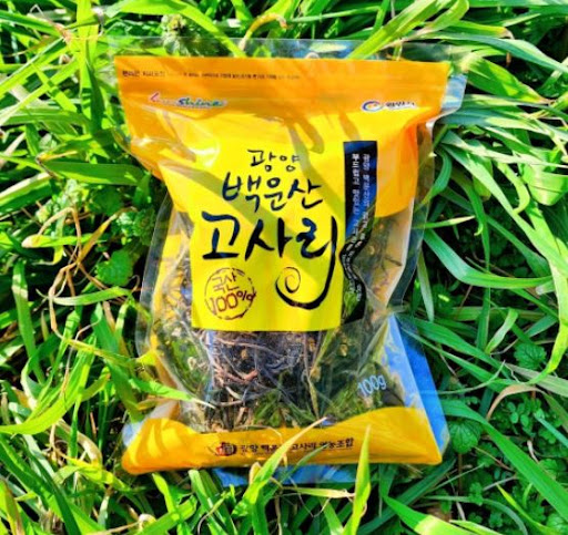 서기네농산물의 백운산 건고사리 100g: 자연의 맛을 담다